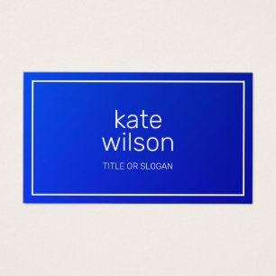 Berufliches Cobalt Blue