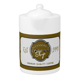 Berufliches Coffee Shop-Personalisiertes Logo