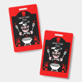 Berufliches Cook-Geschenk Ausweis (Vorder- & Rückseite)