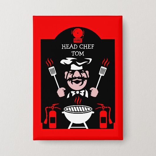 Berufliches Cook-Geschenk Button (Vorderseite)