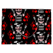 Berufliches Cook-Geschenk Große Geschenktüte (Rückseite)