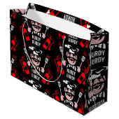 Berufliches Cook-Geschenk Große Geschenktüte (Rückseite Schrägansicht)