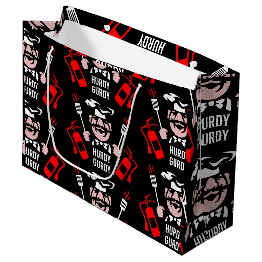 Berufliches Cook-Geschenk Große Geschenktüte (Vorderseite Schrägansicht)