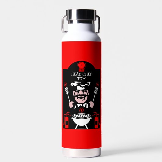 Berufliches Cook-Geschenk Trinkflasche (Vorne)