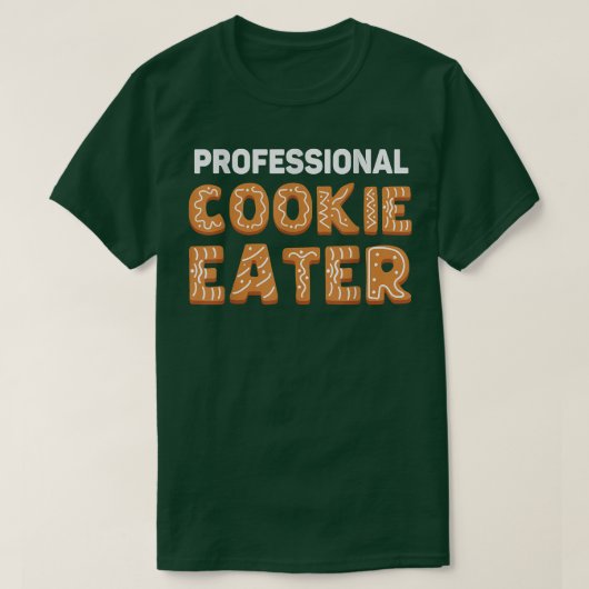 Berufliches Cookie Eater Christmas Backteam Gi T-Shirt (Design vorne)