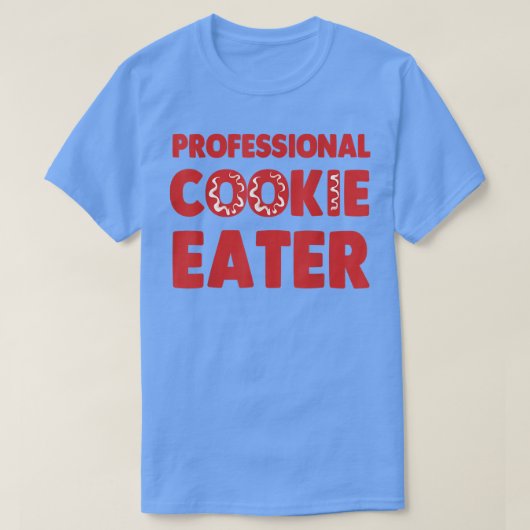 Berufliches Cookie Eater Christmas Backteam Gi T-Shirt (Design vorne)