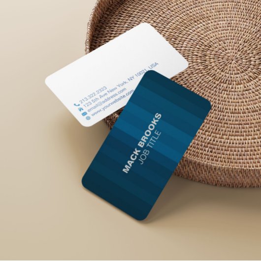 Berufliches Corporate Simple Elegante Visitenkarte