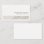 Berufliches Creative Elegante Farben Trendy Sleek Visitenkarte (Vorne/Hinten)