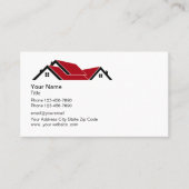 Berufliches Dachlogo Visitenkarte (Vorderseite)