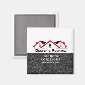 Berufliches Dachunternehmen Magnet (Vorderseite/Rückseite)