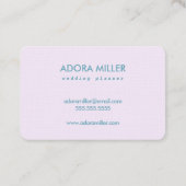 Berufliches Design der Visitenkarte (Rückseite)