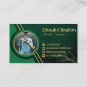 Berufliches Design der Visitenkarte (Rückseite)