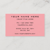 Berufliches Design der Visitenkarte für Unternehme (Rückseite)