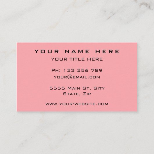 Berufliches Design der Visitenkarte für Unternehme (Rückseite)