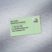 Berufliches Design der Visitenkarte - Sauberkeit u Magnetische Visitenkarte (Beispiel)