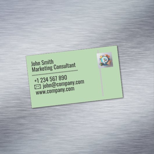 Berufliches Design der Visitenkarte - Sauberkeit u Magnetische Visitenkarte (Beispiel)