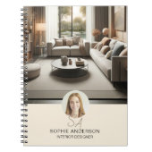 Berufliches Design für das benutzerdefinierte Mono Notizblock (Vorderseite)