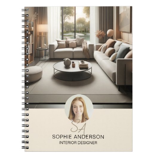 Berufliches Design für das benutzerdefinierte Mono Notizblock (Vorderseite)