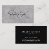 Berufliches Design für den Schieferstein Visitenkarte (Vorne/Hinten)