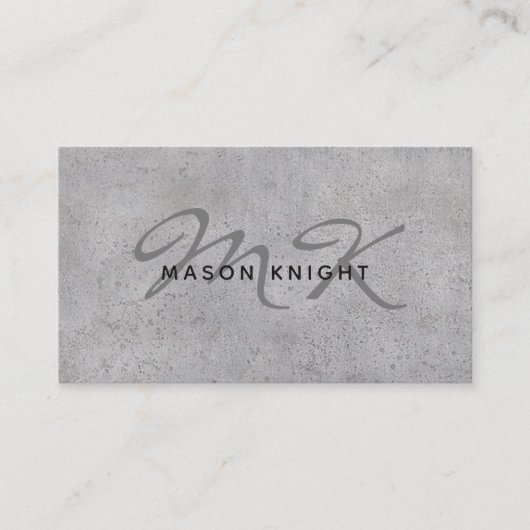 Berufliches Design für den Schieferstein Visitenkarte (Vorderseite)