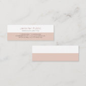 Berufliches Design Modernes Special Mini Visitenkarte (Vorne/Hinten)