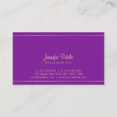 Berufliches Design Premium Pearl Luxury Visitenkarte (Rückseite)