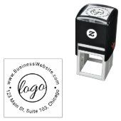 Berufliches einfaches Business-Logo Permastempel (Beispiel)