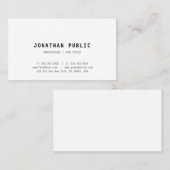 Berufliches, einfaches Design Elegante Vorlage Mod Visitenkarte (Vorne/Hinten)