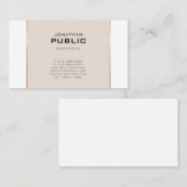 Berufliches Einfaches Design Trendy Kreativ Schlic Visitenkarte (Vorne/Hinten)