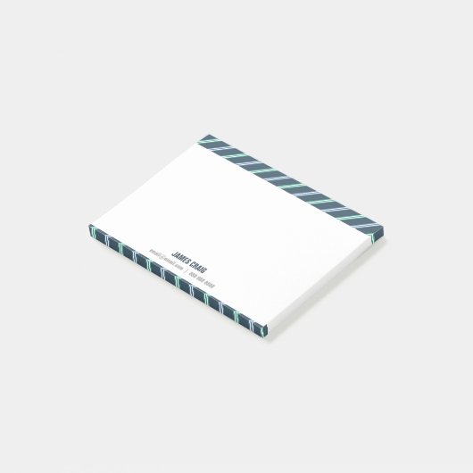 Berufliches einfaches für ihn sauberes männliches post-it klebezettel (angewinkelt)