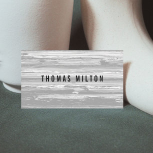 Berufliches einfaches Grau zeichnet Berater Visitenkarte