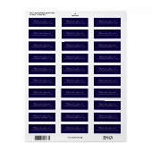 Berufliches einfaches, modernes Navy Blue (Vorne)