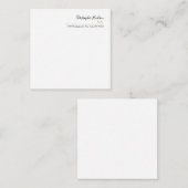 Berufliches einfaches Schlichtes Realtor Real Anwe Begleitkarte (Vorne/Hinten)