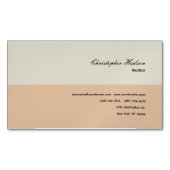 Berufliches einfaches Schlichtes Realtor Real Anwe Magnetische Visitenkarte (Vorderseite)