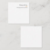 Berufliches einfaches Schlichtes Realtor Real Anwe Mitteilungskarte (Vorne/Hinten)