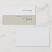 Berufliches einfaches Schlichtes Realtor Real Anwe Visitenkarte (Vorne/Hinten)