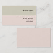 Berufliches einfaches Schlichtes Realtor Real Anwe Visitenkarte (Vorne/Hinten)