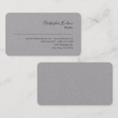 Berufliches einfaches Schlichtes Realtor Real Anwe Visitenkarte (Vorne/Hinten)