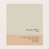 Berufliches einfaches Schlichtes Realtor Real Anwe Visitenkarten (Außenseite Aufgefaltet)