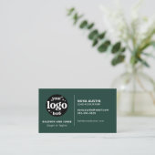 Berufliches, einfaches und modernes Design mit Log Visitenkarte (Stehend Vorderseite)