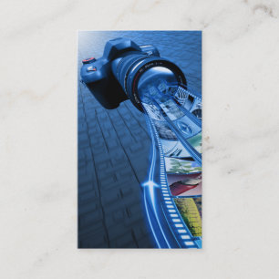 berufliches einzigartiges Fotografgeschäftskarte Visitenkarte