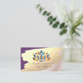 Berufliches Elegant, Goldrausch Pinselstriche, Lot Visitenkarte (Stehend Vorderseite)