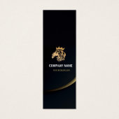 Berufliches Elegant-Löwenlogo (Vorderseite)