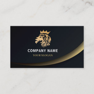 Berufliches Elegant-Löwenlogo Treuekarte