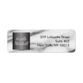 Berufliches elegantes Alabaster-Marmormuster (Vorne)