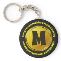 Berufliches elegantes Black Gold Monogram Business