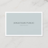 Berufliches elegantes, blaues, einfaches Template