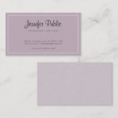 Berufliches elegantes Design Luxus Premium Dick Visitenkarte (Vorne/Hinten)