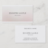 Berufliches elegantes Design Moderner Schlichter L Visitenkarte (Vorne/Hinten)