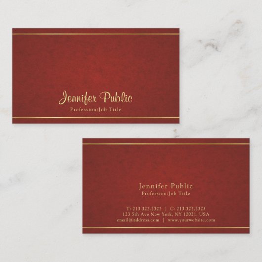 Berufliches elegantes Design Pearl Fertig Luxus Visitenkarte (Vorne/Hinten)